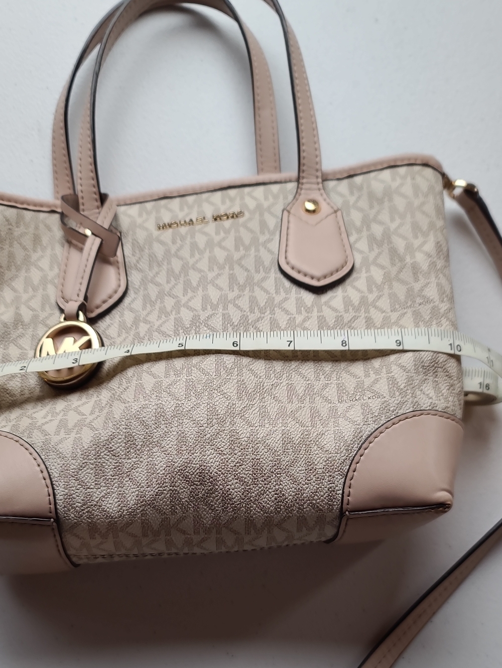 Michael Kors Pink Logo Tote Bag - Picture 10 of 13